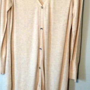 H BY HALSTON  FULL LENGTH OFF WHITE DRESS